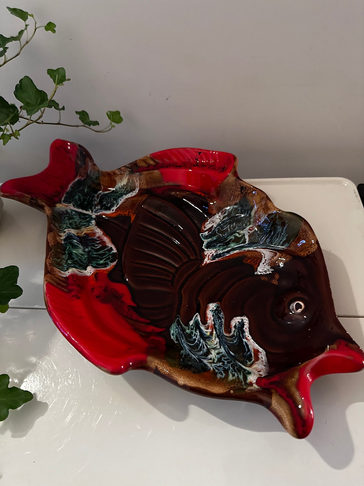 Vallauris keramieken schaal jaren 70