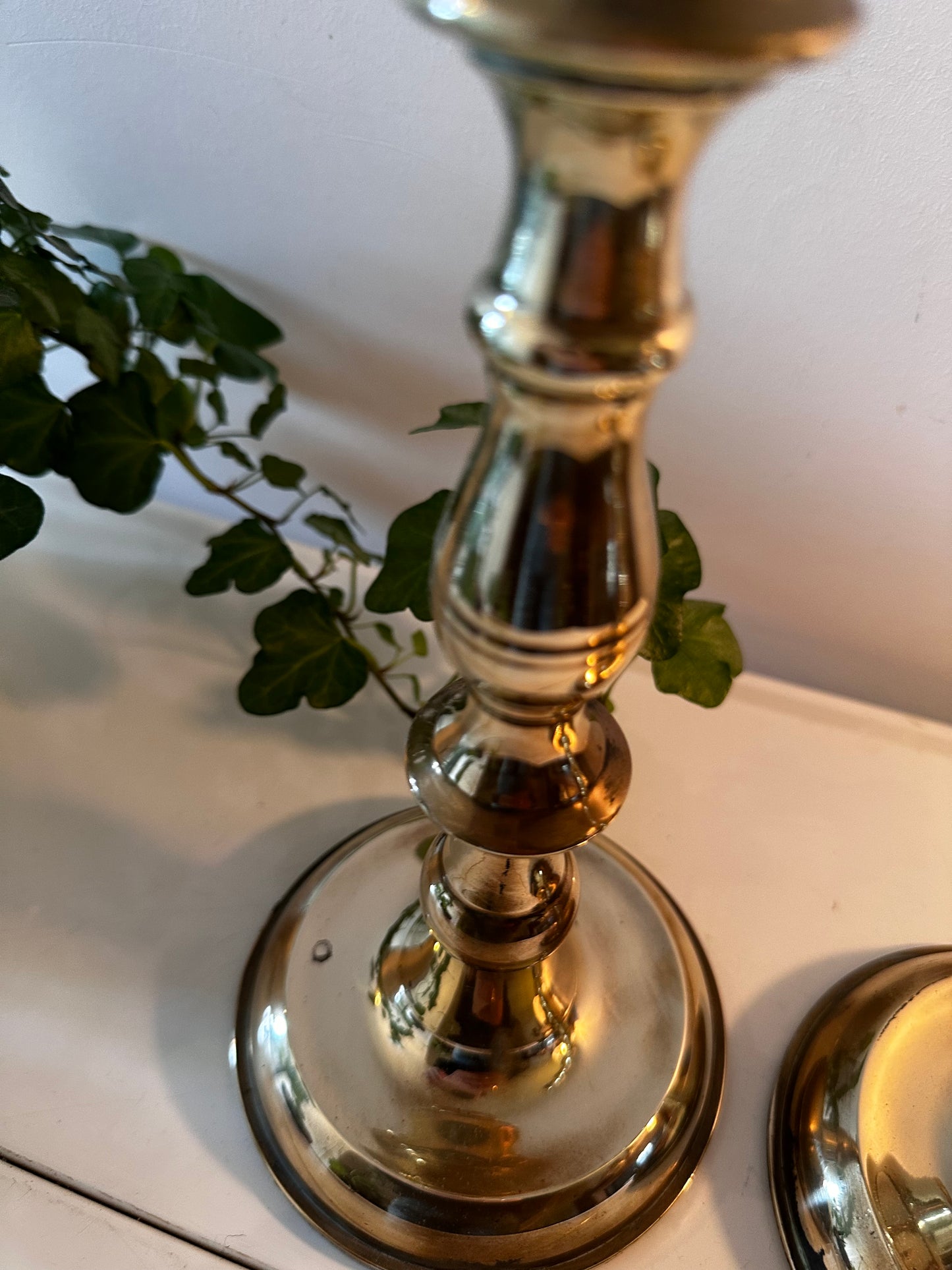 Messing vintage kandelaars