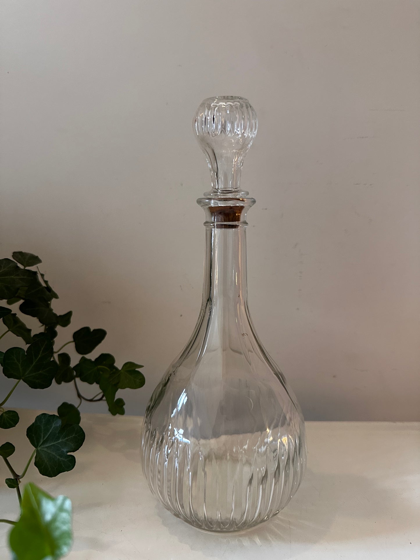 Glazen vintage karaf