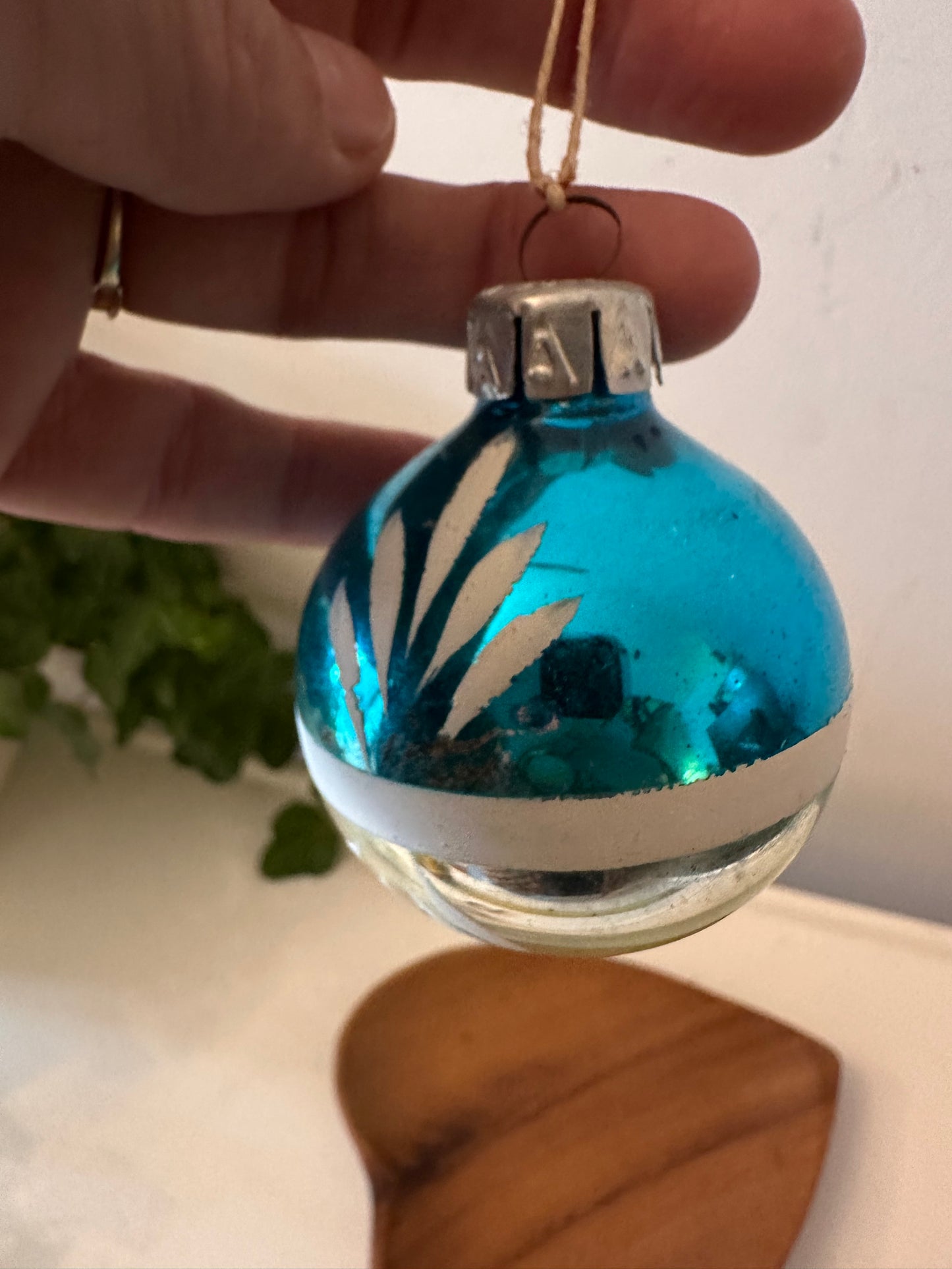 Vintage kerstbal jaren 60
