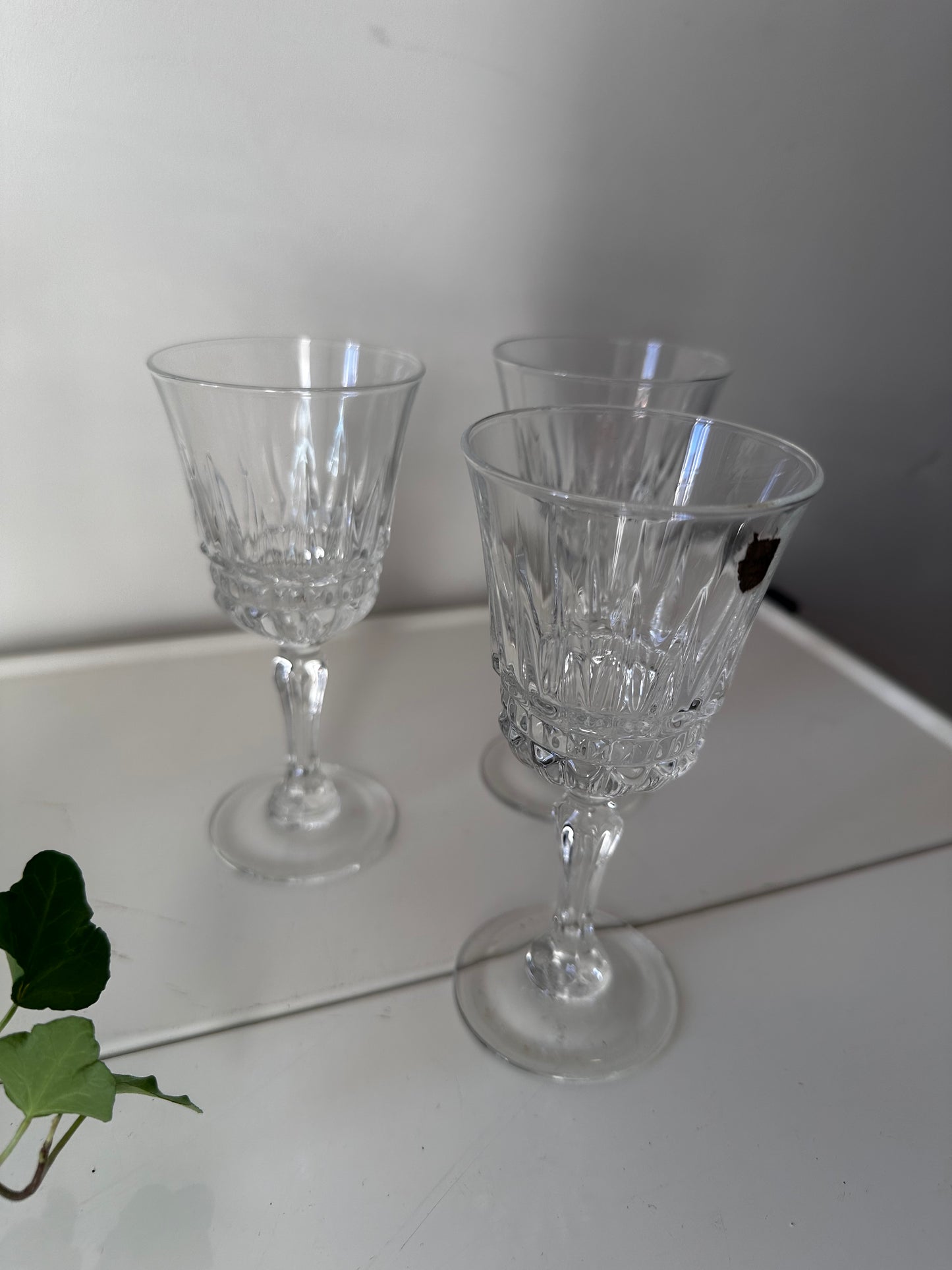 Cristal D’Argeus likeur glaasjes vintage