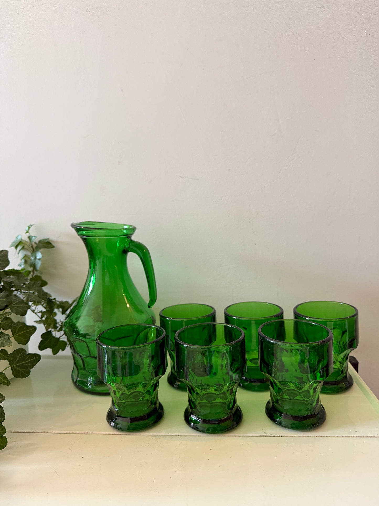 Italian vintage Bormioli set