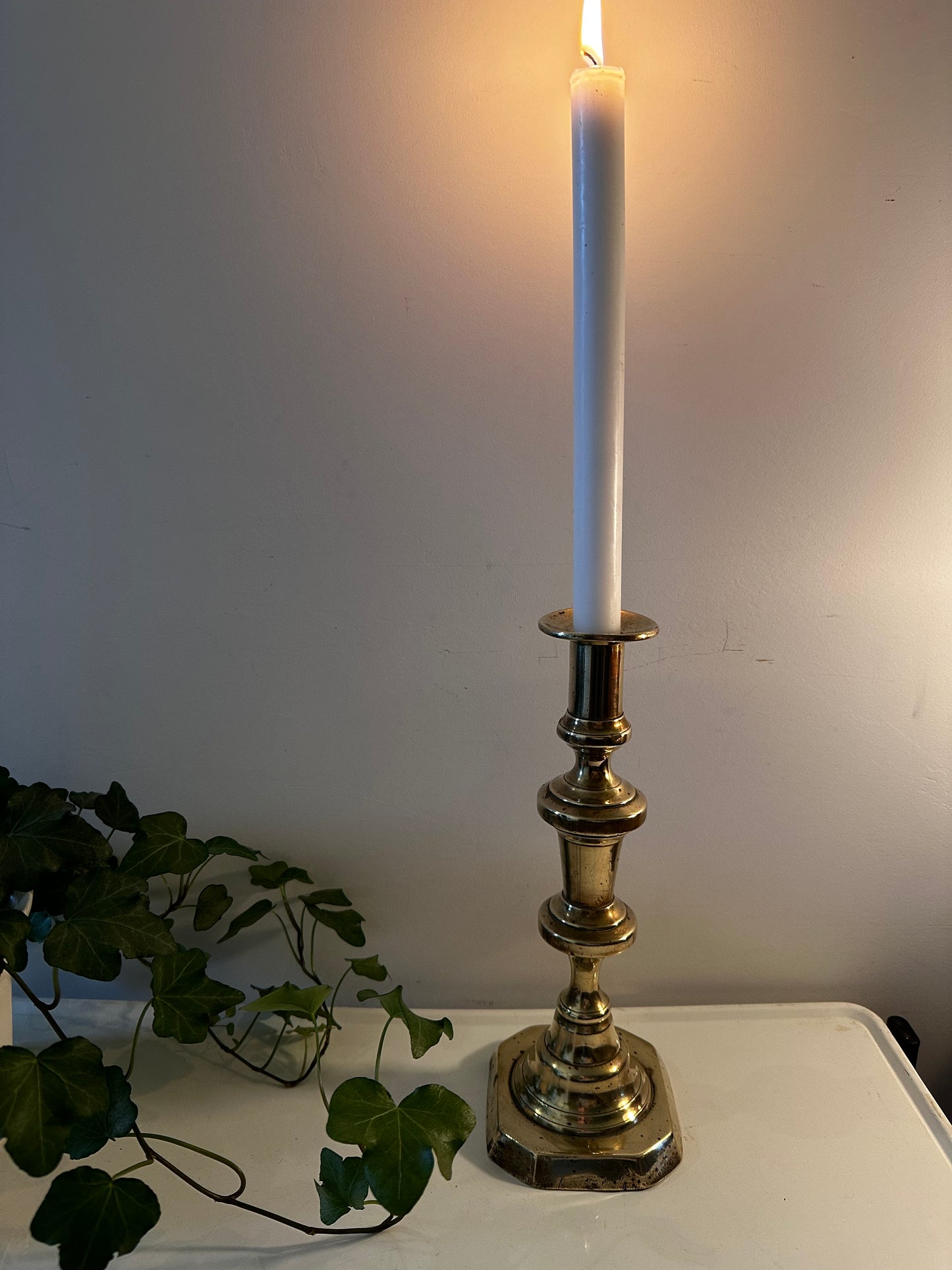 Messing vintage kandelaar