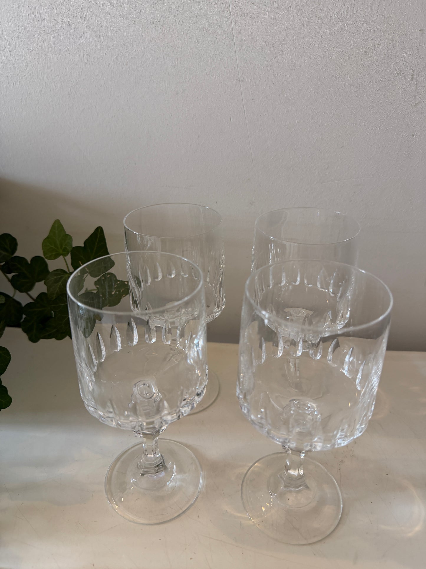 Set van 4 Cristal D’argue wijnglazen