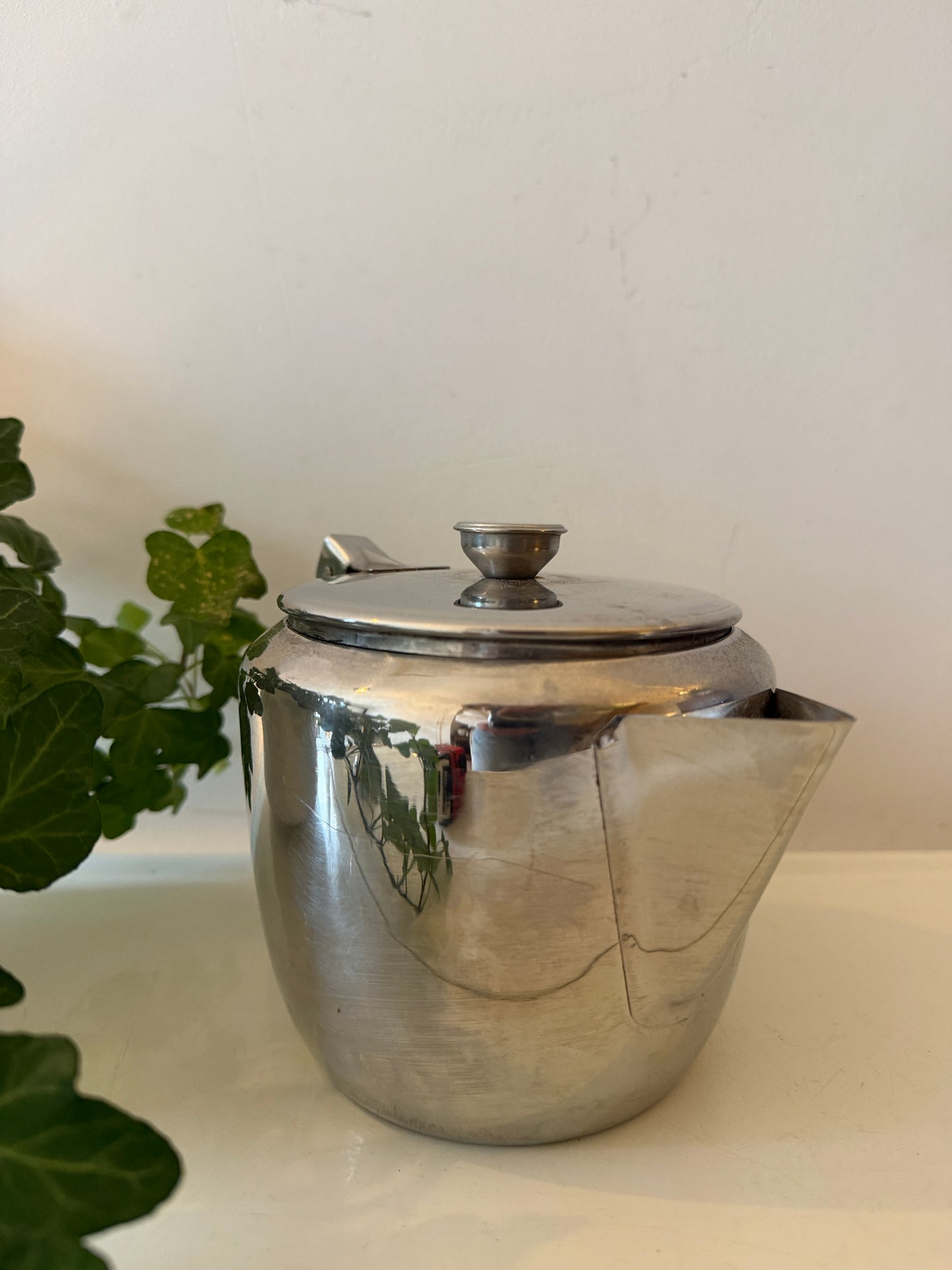 Chrome theepot jaren 70