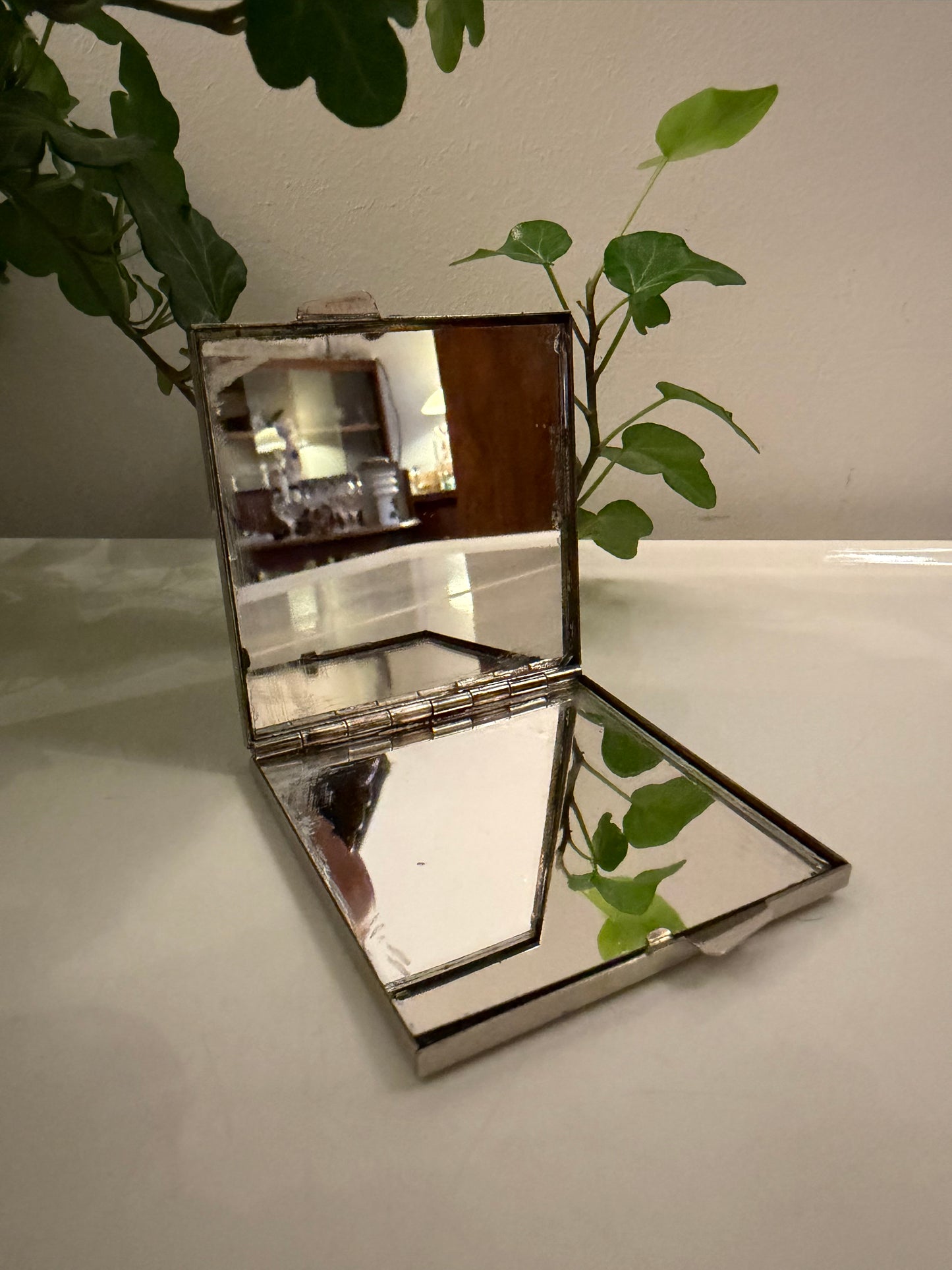 Te gek vintage tasspiegeltje