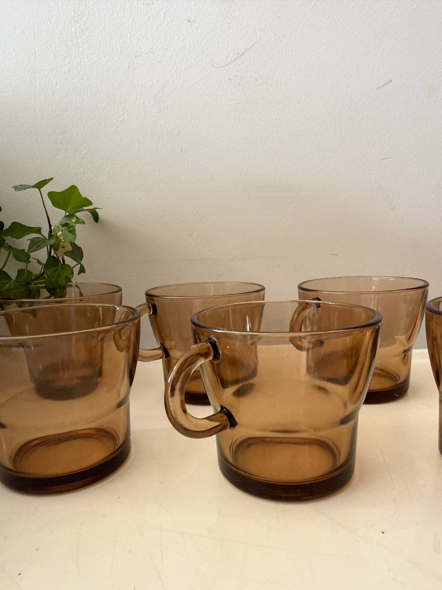 Set van 7 Duralex espresso kopjes