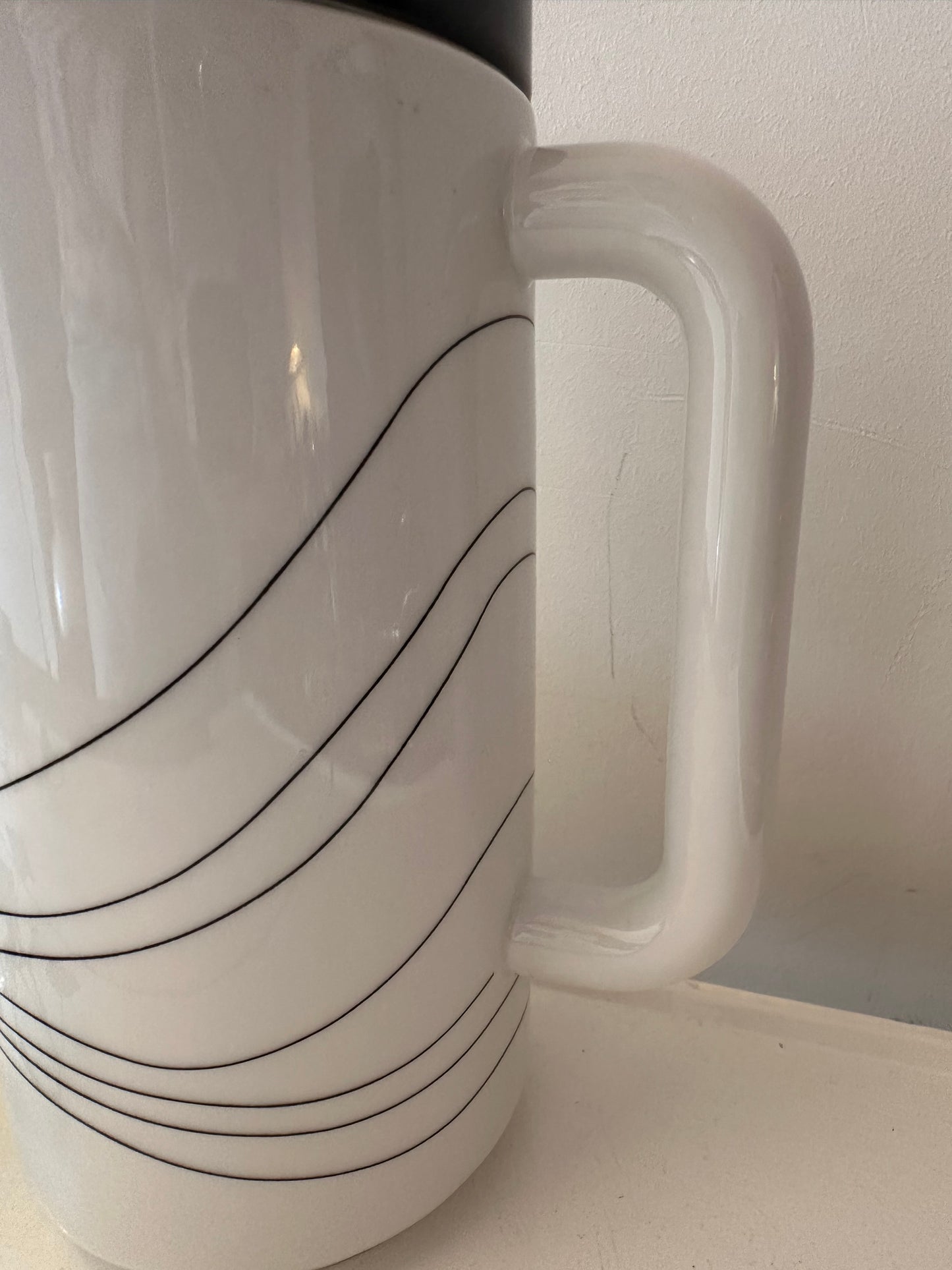 Vintage Friesland koffiekan porselein