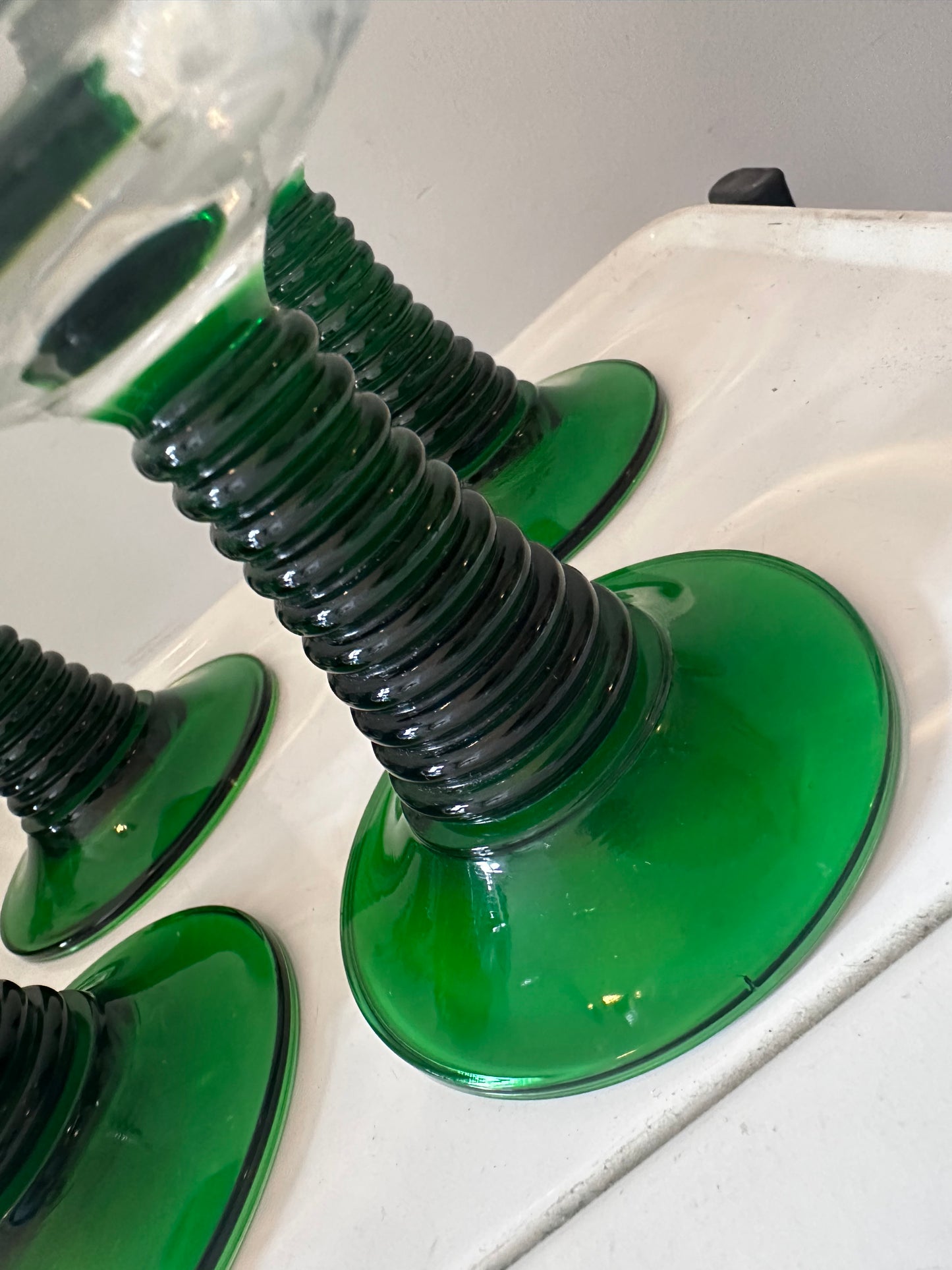 Set van 6 gegraveerde Roemer glazen