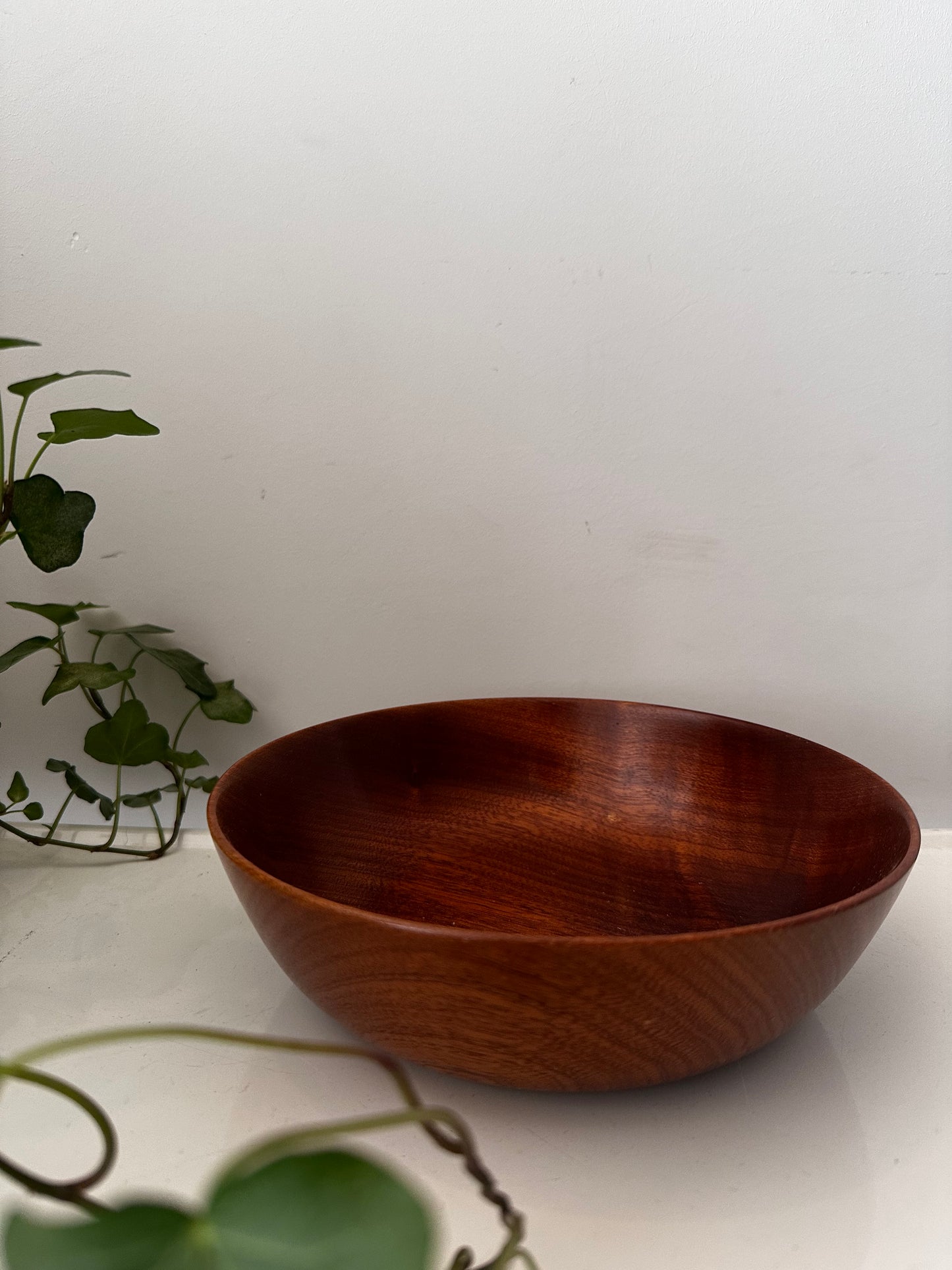 Mid Century teak houten jaren 70 schaal