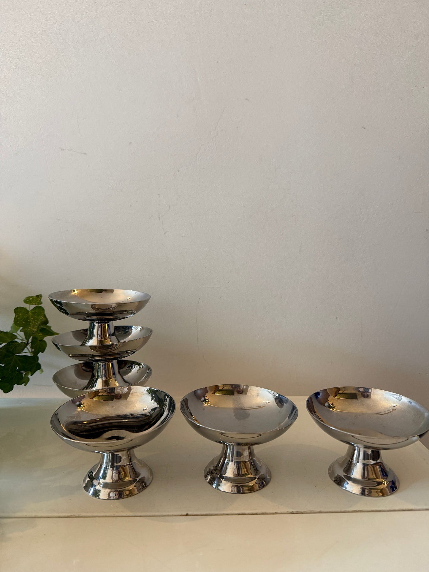 Set van 6 Chrome coupes