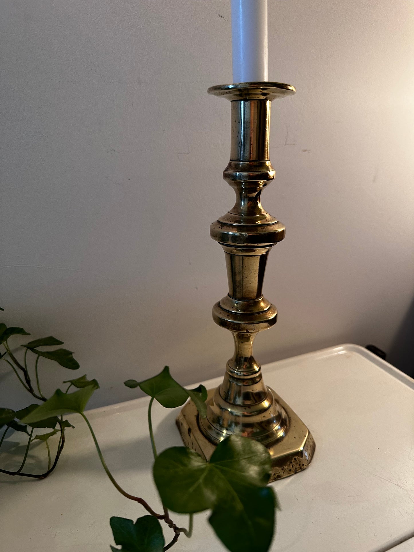 Messing vintage kandelaar