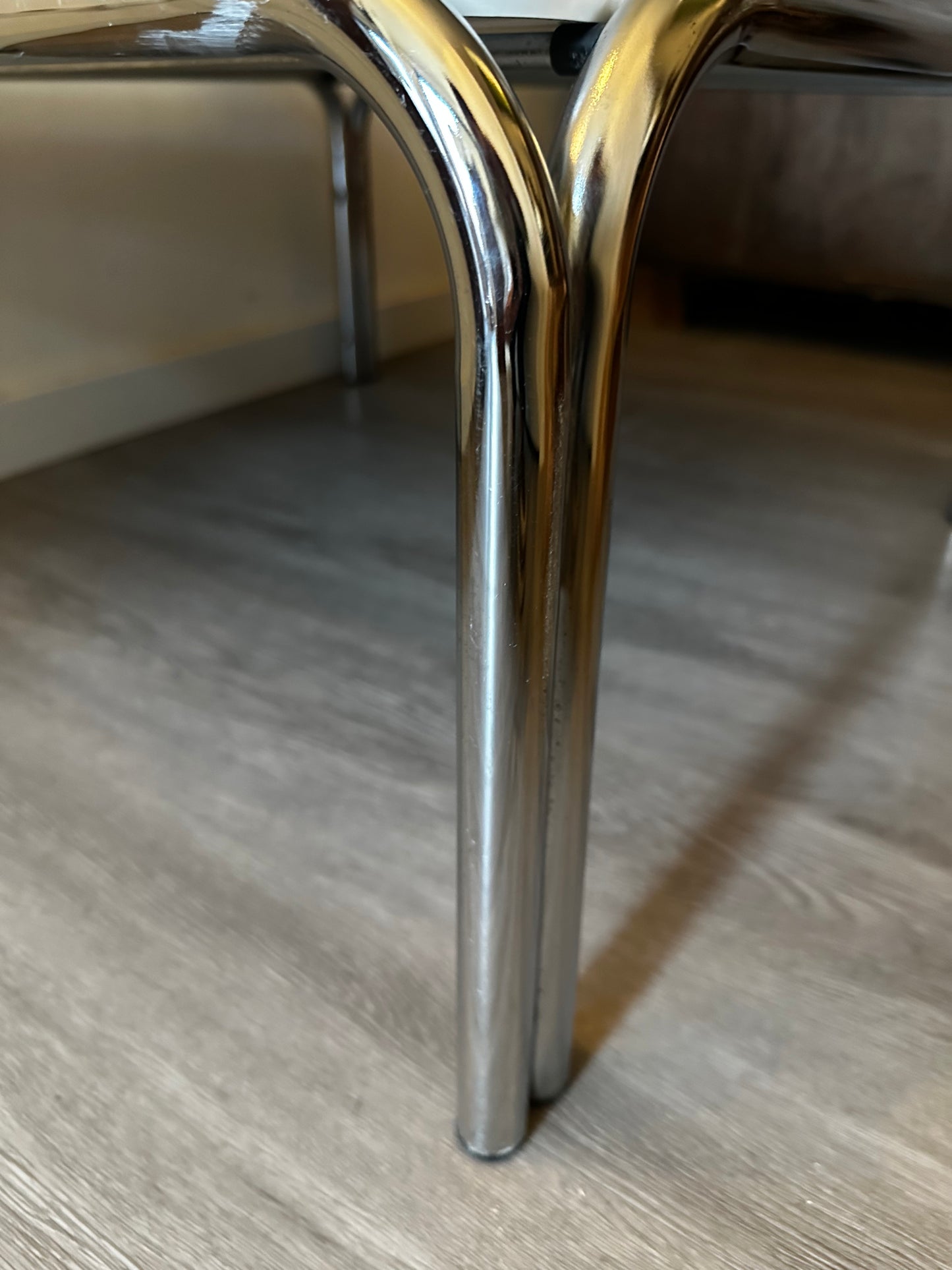 Salontafel buizenframe jaren 70/80