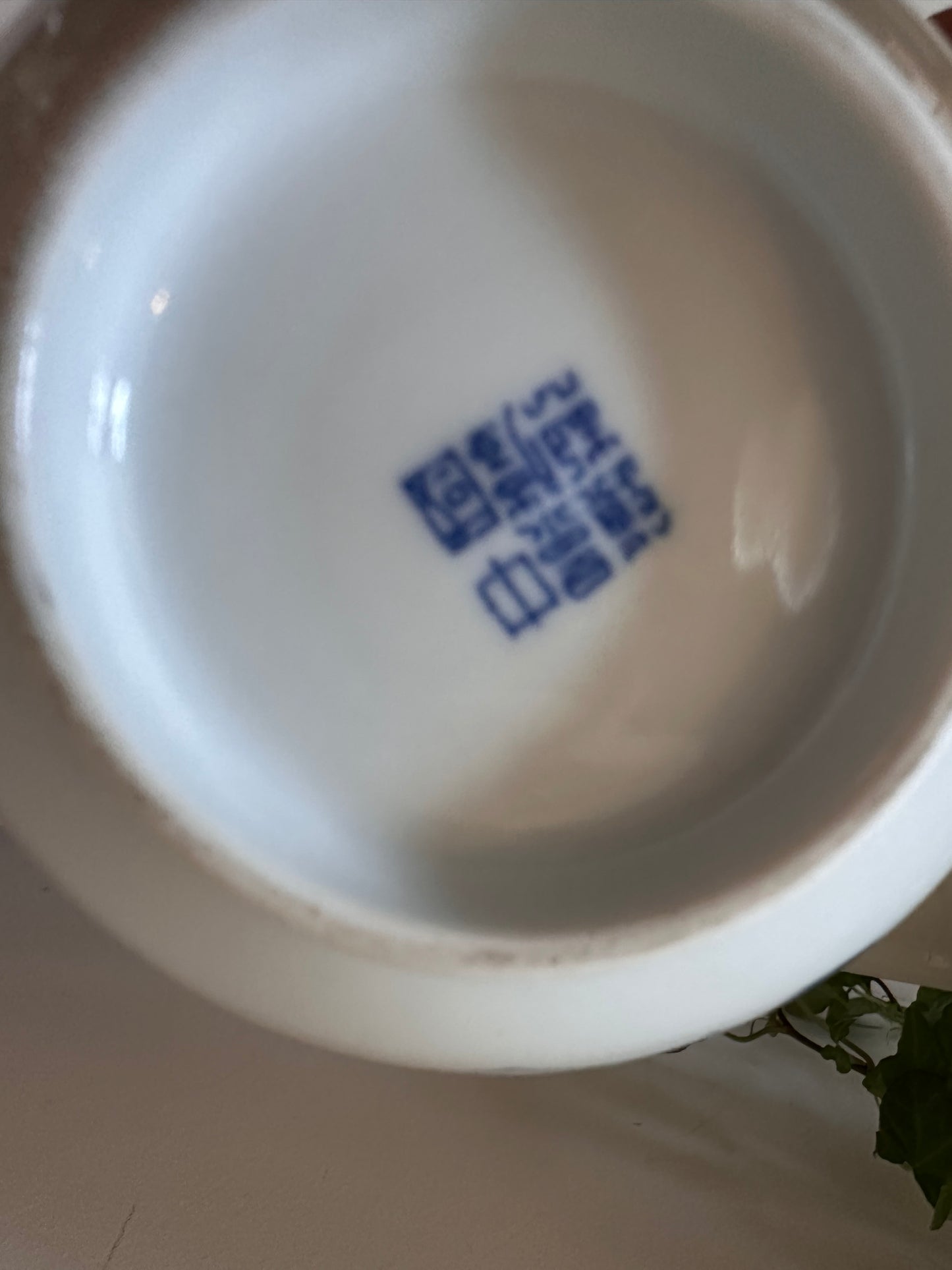 Chinees kommetje met schoteltje