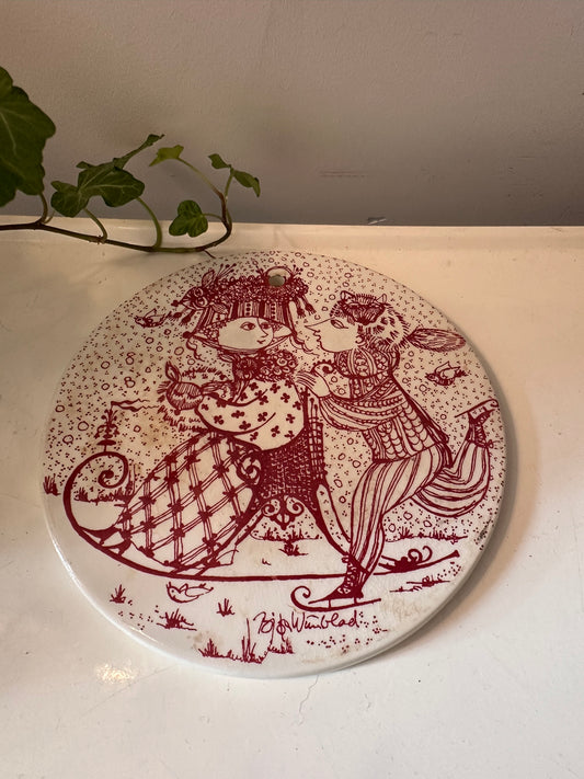 Deens design wandbordje