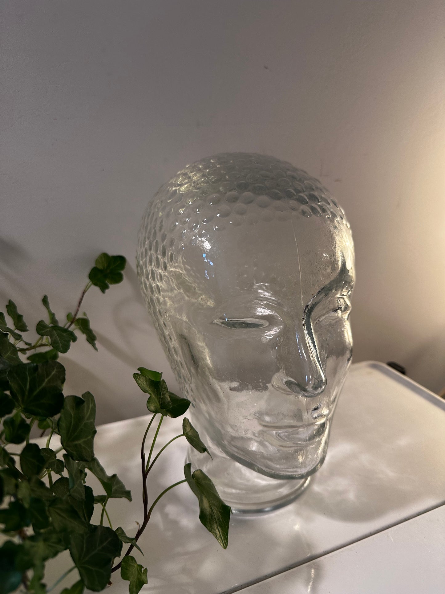 Vintage glazen hoofd