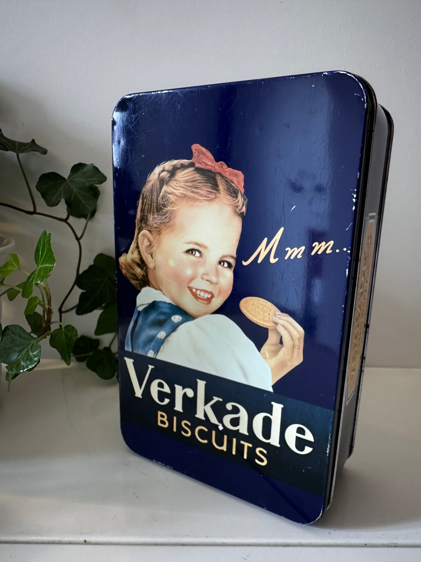 Verkade bewaarblik koektrommel