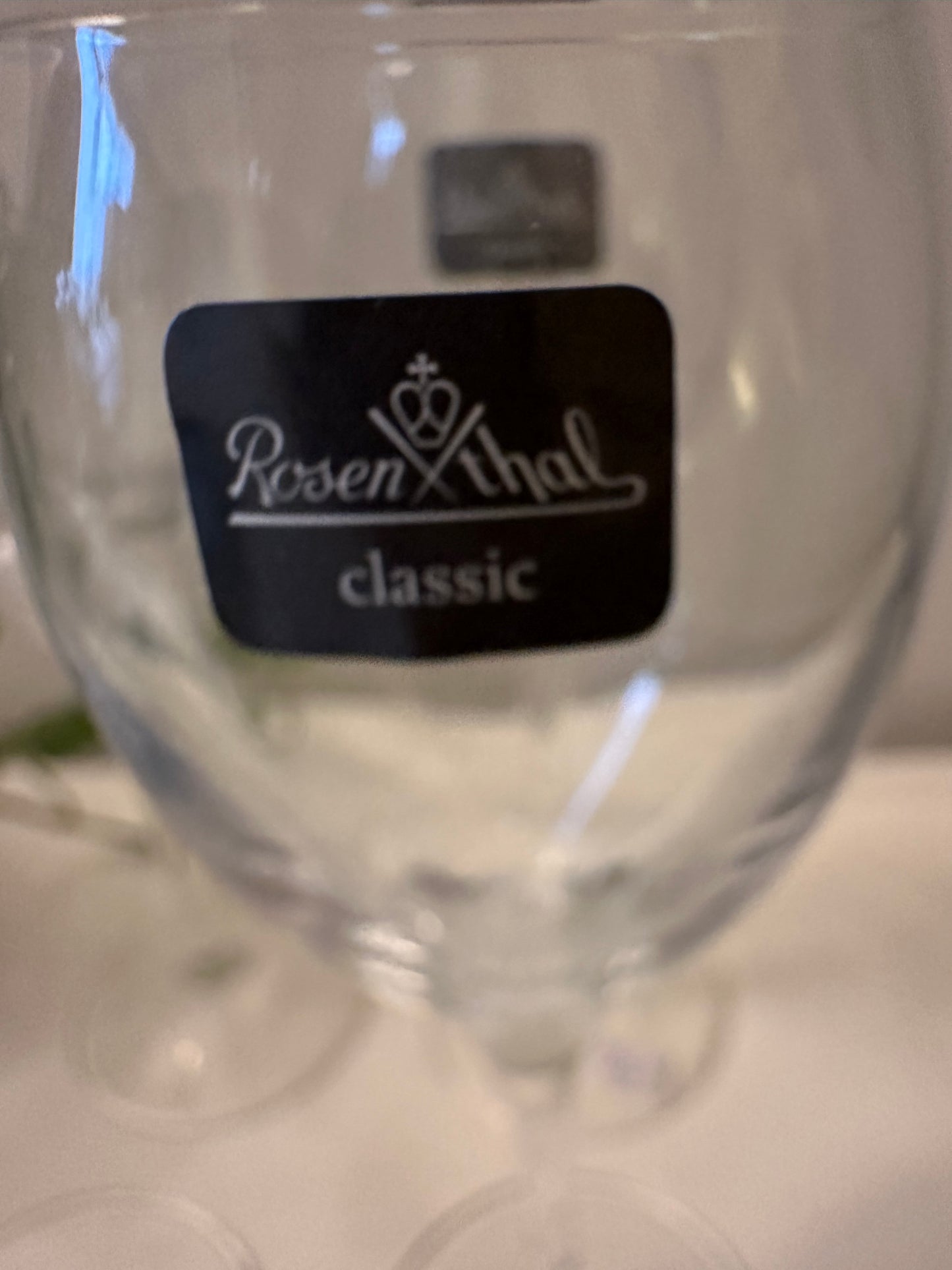 Set van 4 kristallen Rosenthal likeurglazen