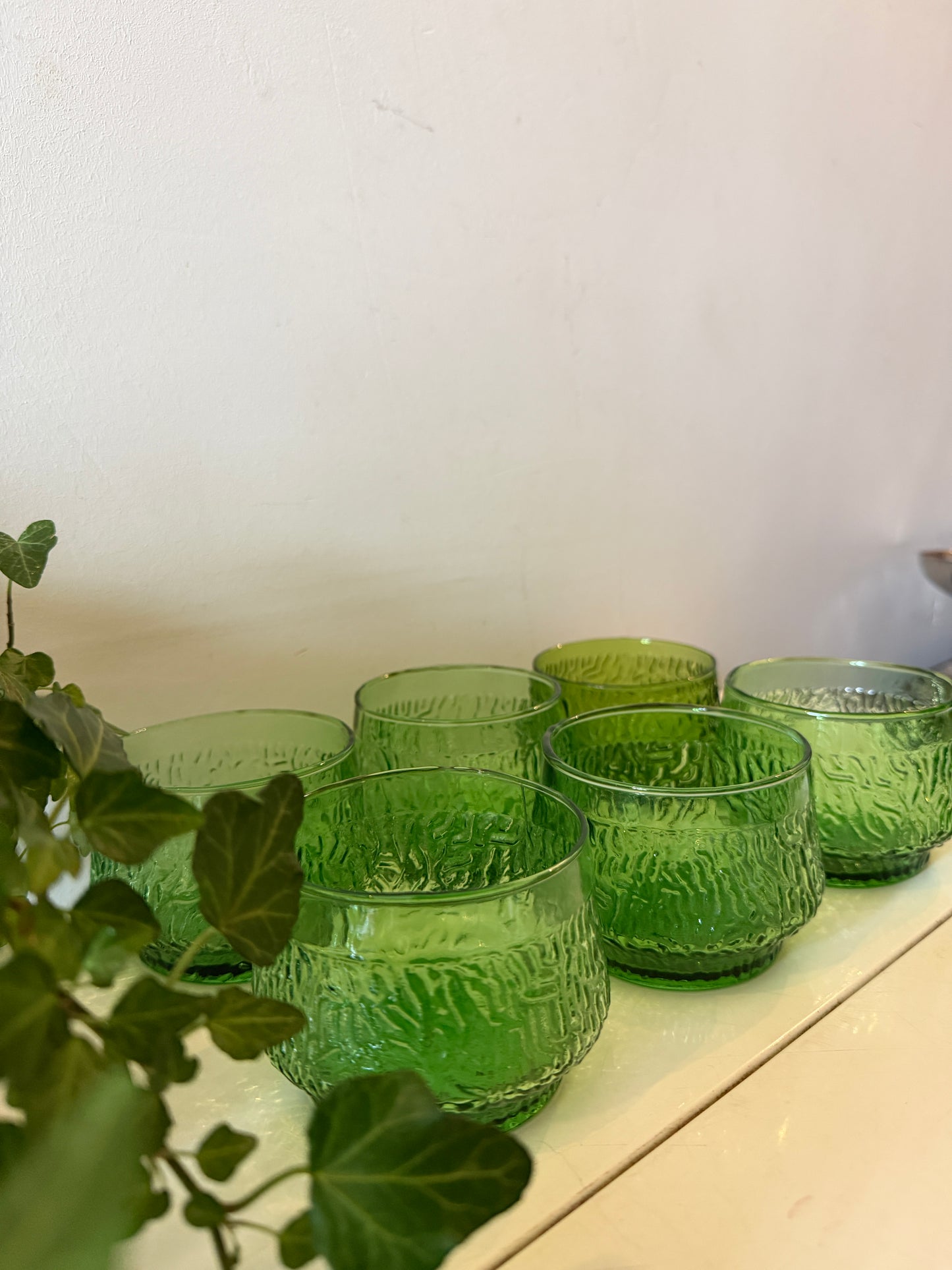 Set van 6 glazen / coupes Italiaans glaswerk