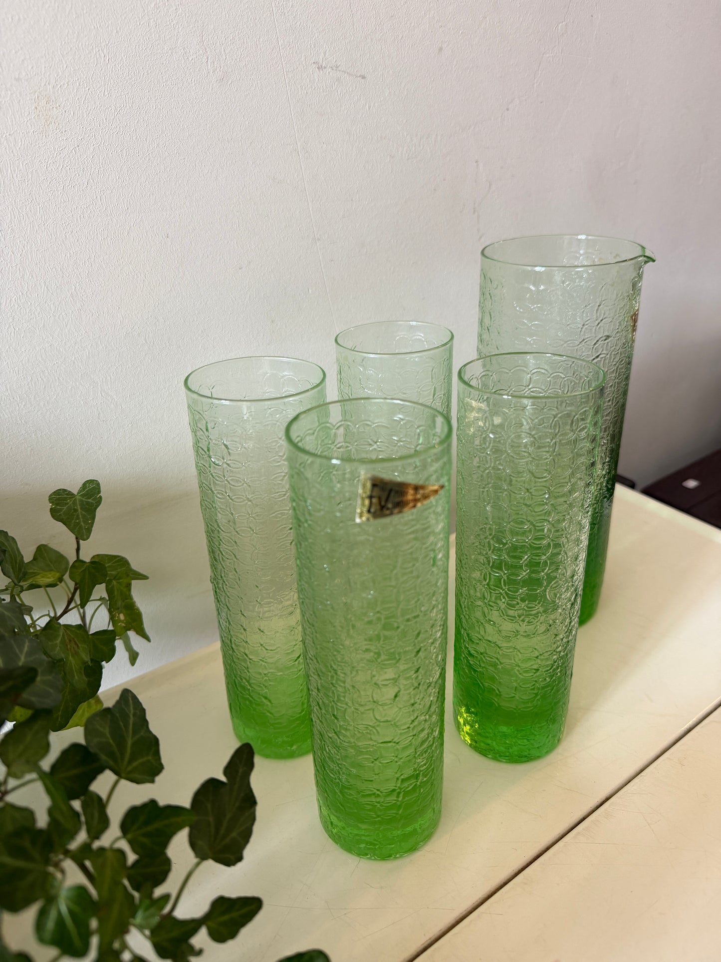 Fidenza Vetraria Karaf en glazenset