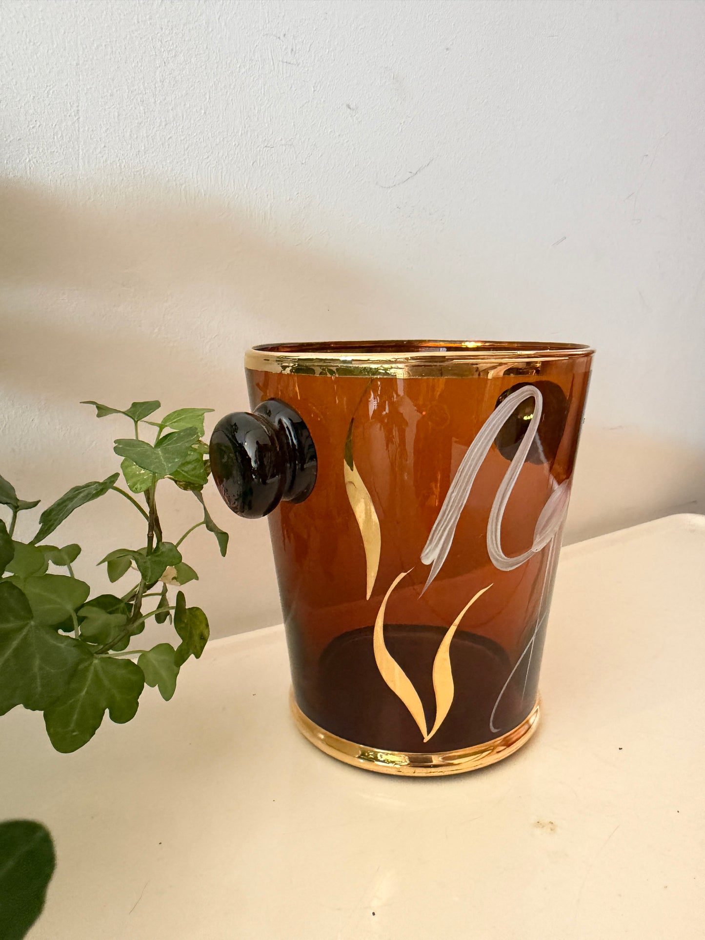 Art Deco glazen IJsemmer