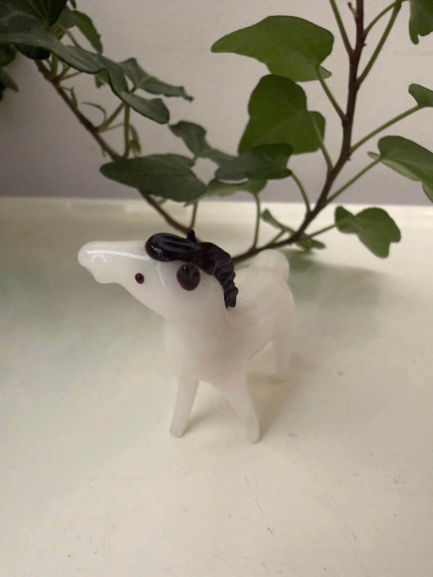 Murano glazen miniatuur beeldje paardje