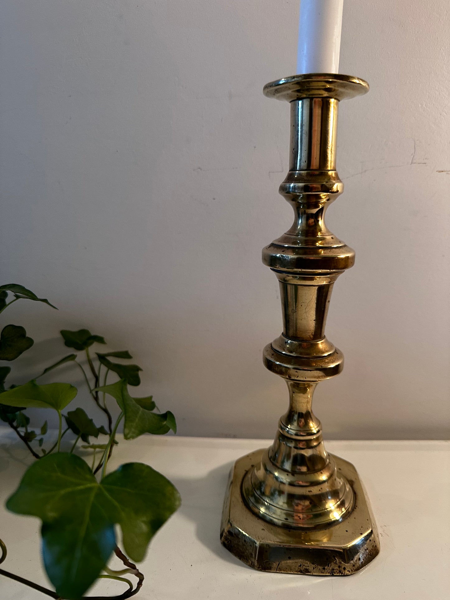 Messing vintage kandelaar