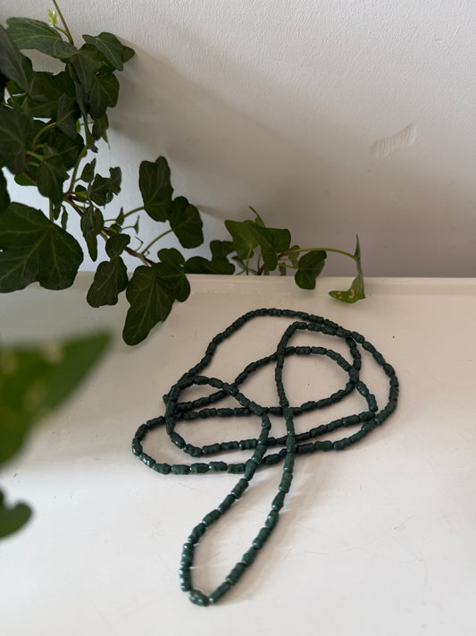 Groene kralen ketting