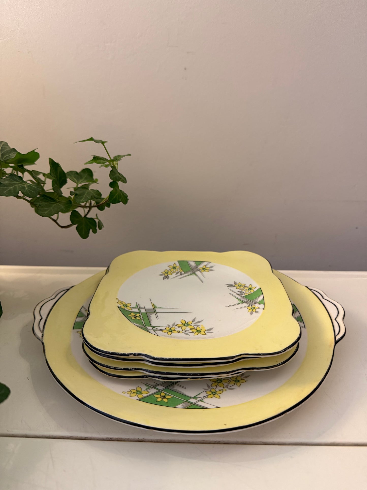 Art Deco gebaksset