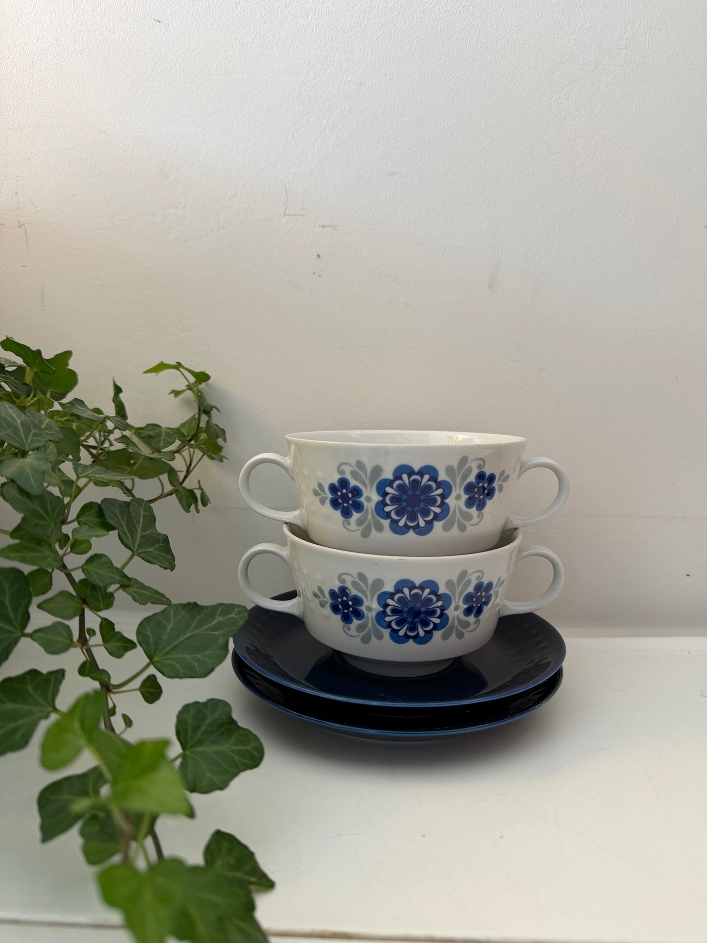 Set van 2 Soepkommen jaren 70