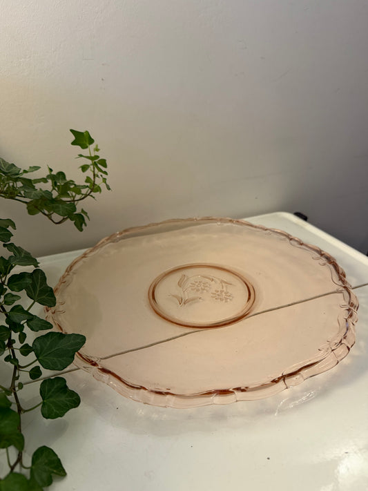 Art Deco persglazen schaal