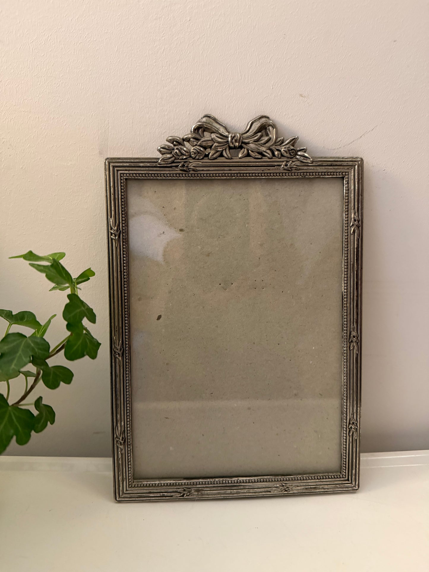 Zilverkleurig fotolijstje