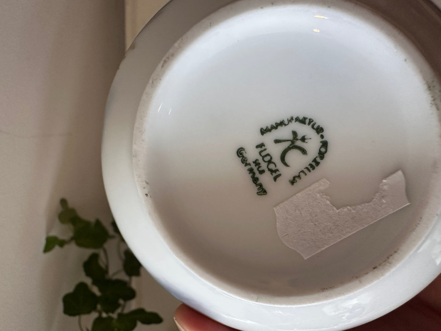 Porseleinen bewaardoosje