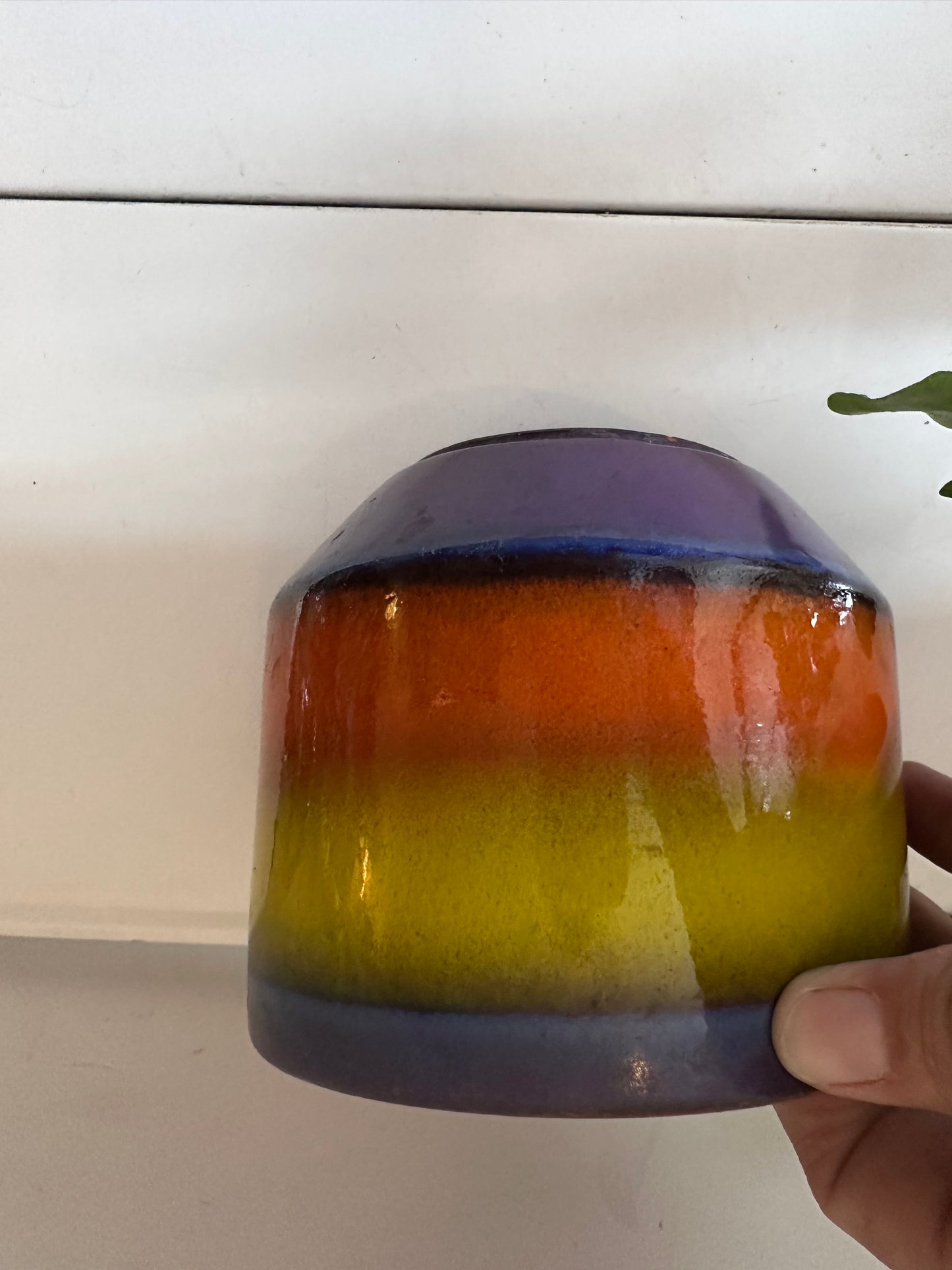 Keramieken jaren 70 bloempot