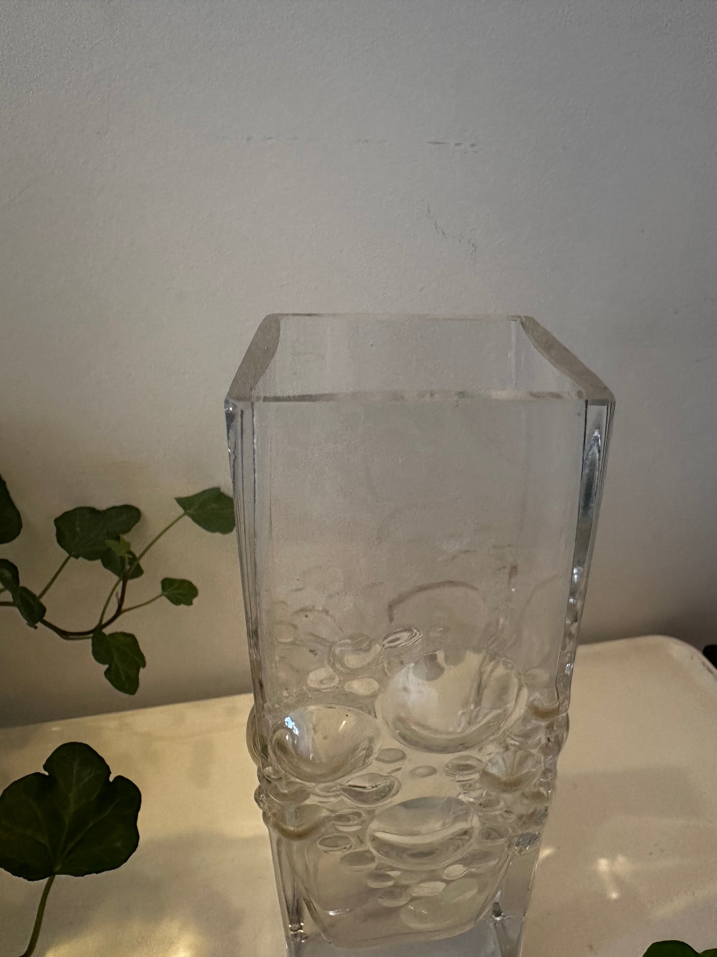 Pop art glazen vaas bubble design