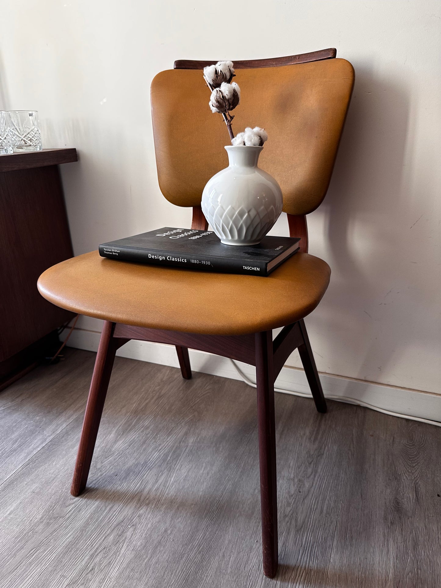 Vintage Jaren 60 stoel Scandinavisch design