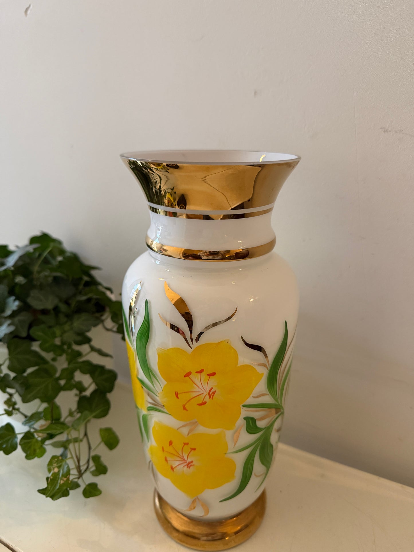 Opaline glazen vaas