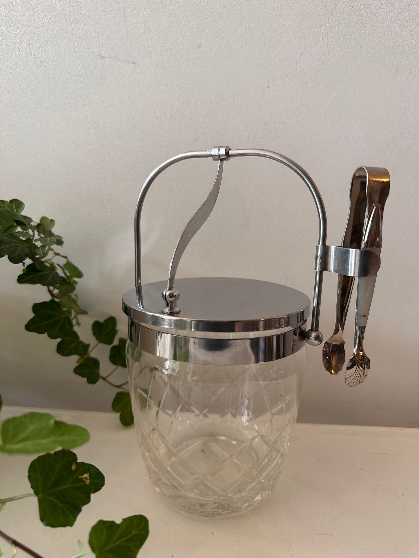 Kristallen IJsemmer met tang