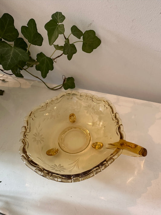 Persglazen schaaltje op pootjes