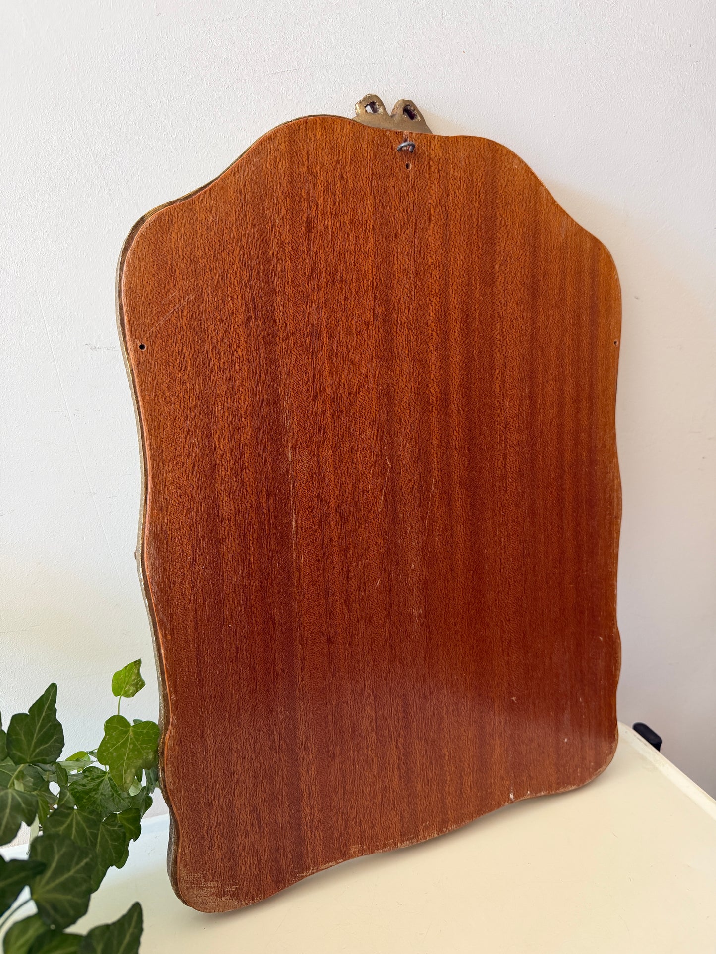 Vintage spiegel met goudkleurige lijst jaren 20