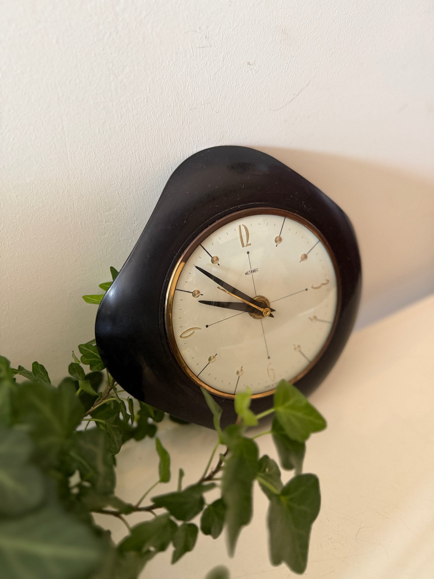 Metamec wandklok jaren 60