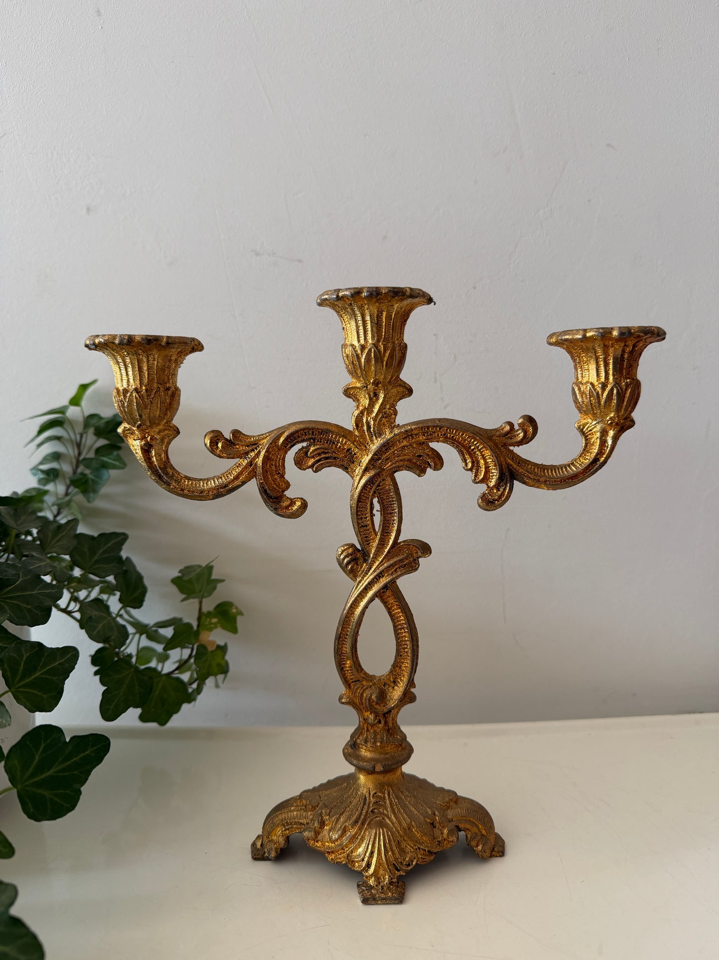 Vintage barok kandelaar