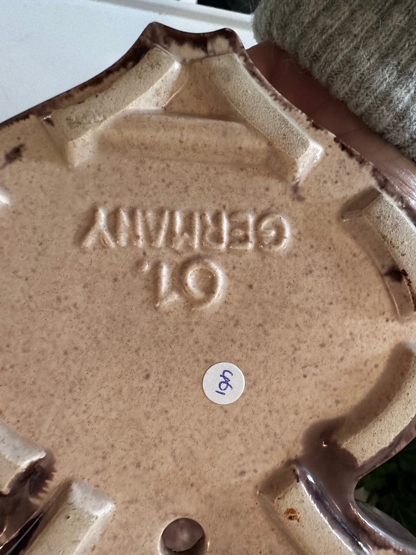 West Germany muur bloempotje Jaren 70