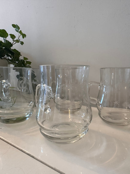 Set van 5 gluhwein glazen