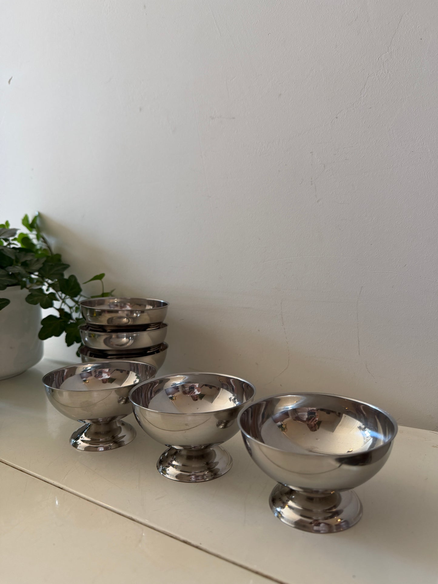 Set van 6 Chrome coupes