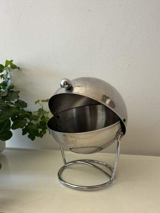 Chrome voorraadpot suikerpot