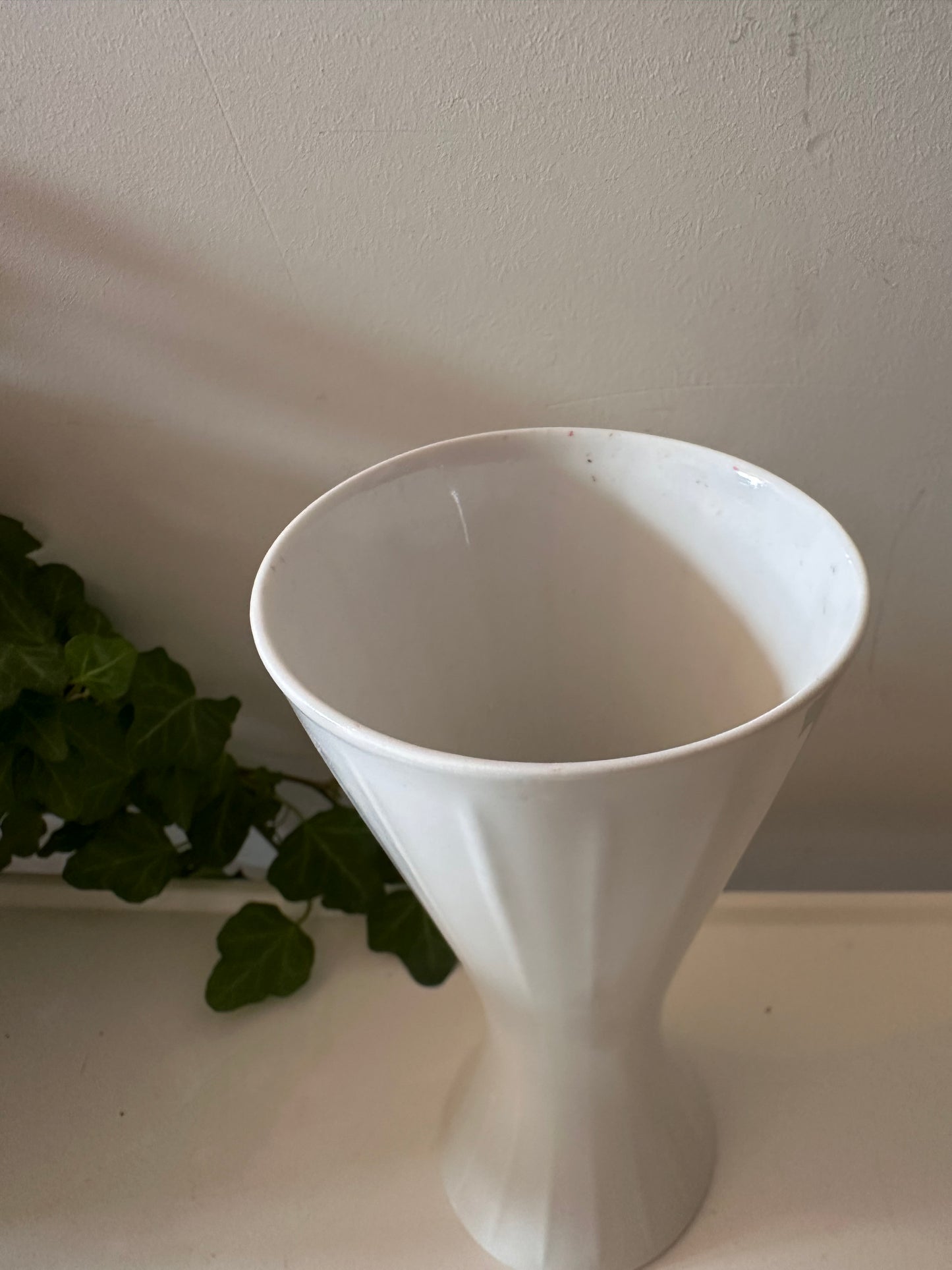 Wit porseleinen vaas Schumann