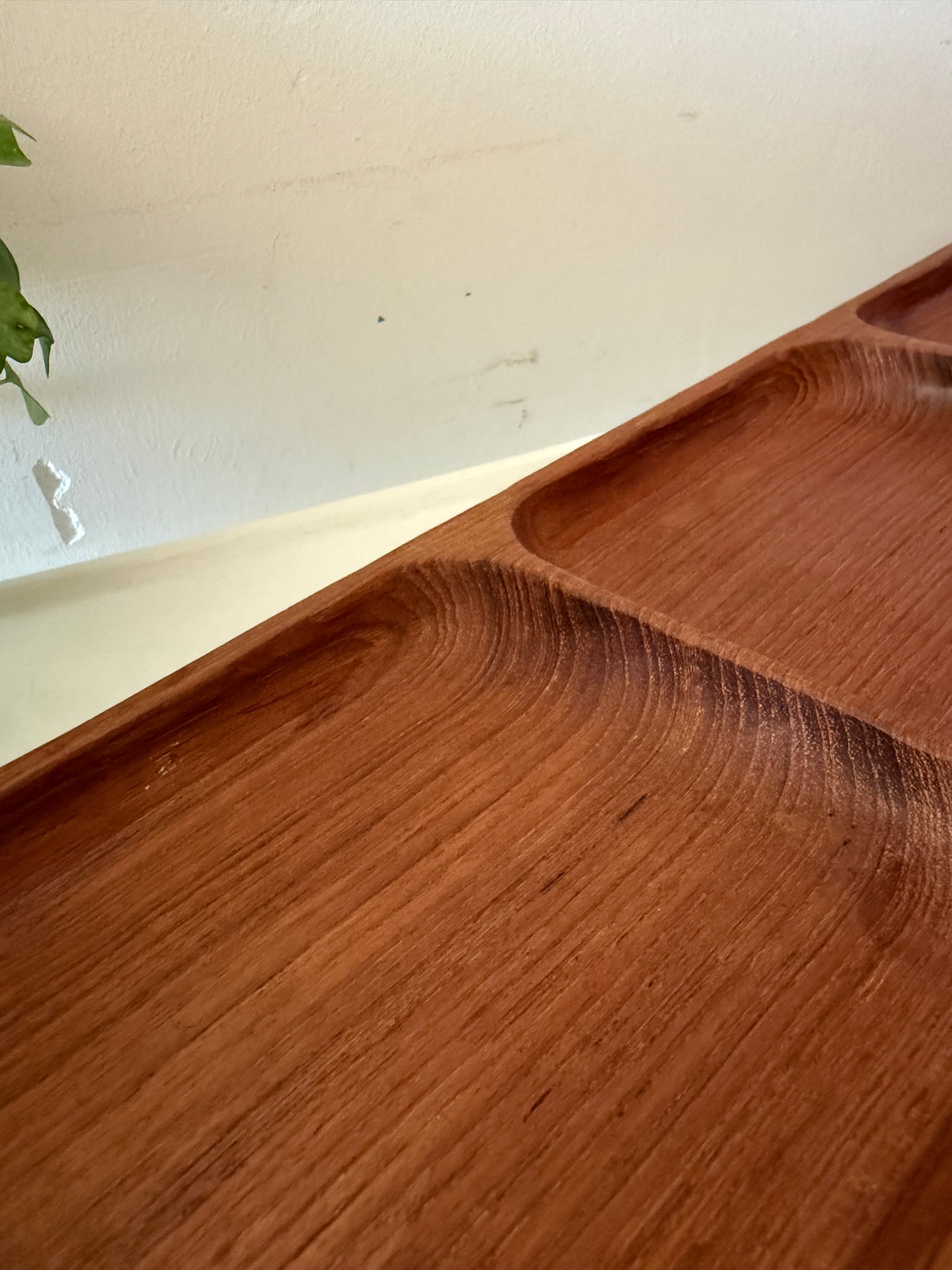 Mid Century teak houten Serveerschaal