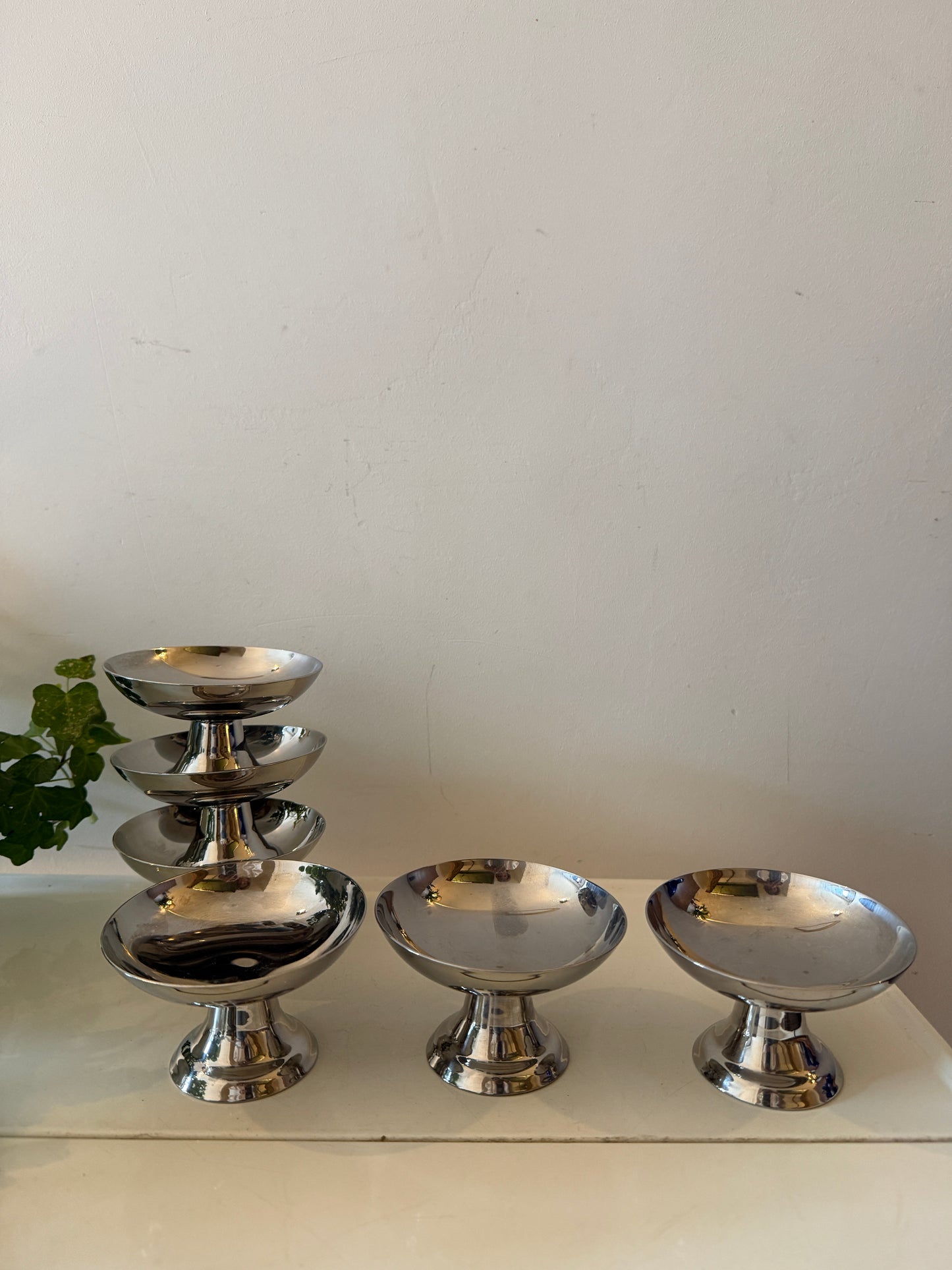 Set van 6 Chrome coupes
