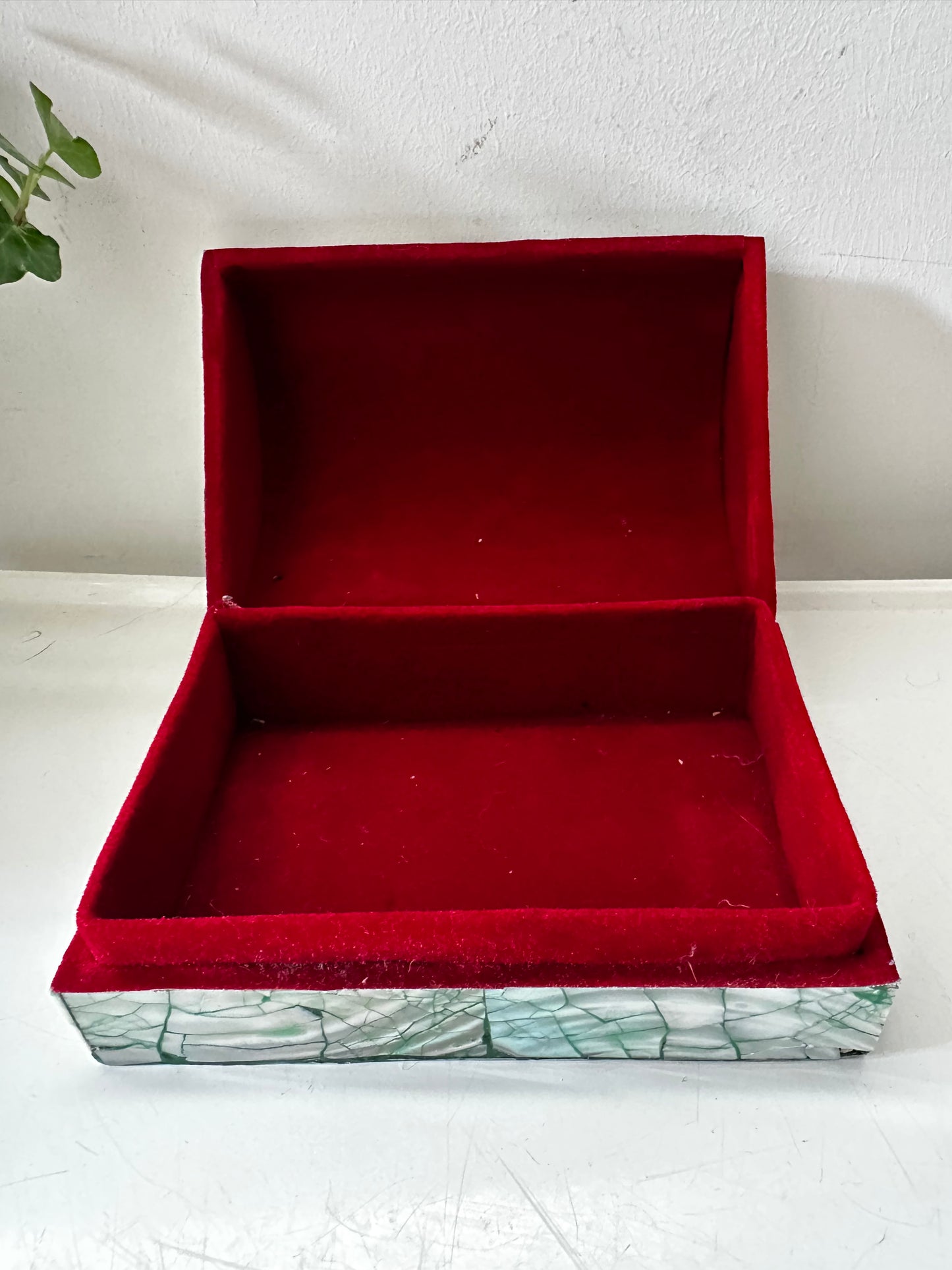 Parelmoerlook bewaardoosje